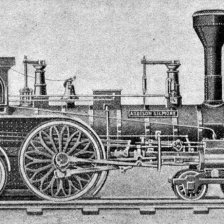 Vývoj lokomotiv v Americe. Rok 1850.