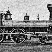 Vývoj lokomotiv v Americe. Rok 1880.