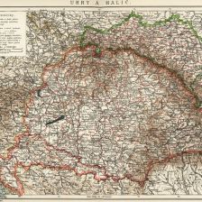 Mapa Uher a Haliče.