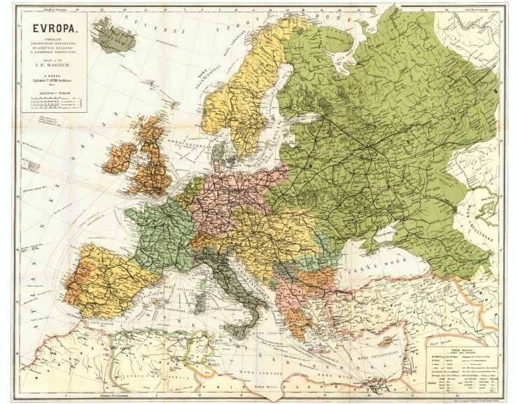 zobrazit detail historického snímku: Evropa.