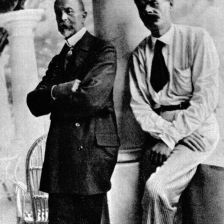 T.G.M. na Capri s Gorkim v srpnu 1913.