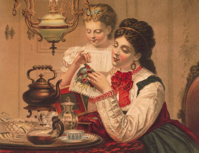 Rok 1913: Jak by se měla doma chovat dokonale vychovaná mladá dívka?: Výchova dětí je náročný úkol, ve kterém se může…