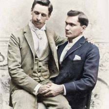 retro fotografie Důvěrní přátelé.
