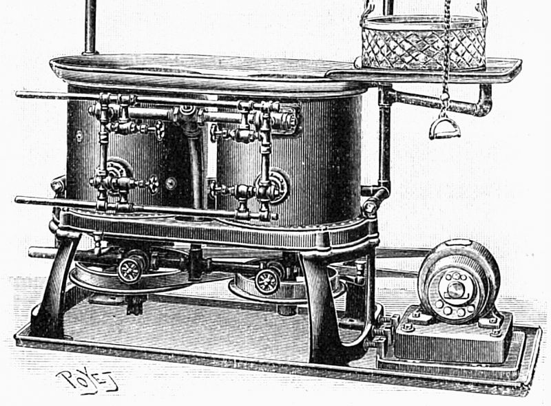 zobrazit detail historického snímku: Stroj na mytí kuchyňského nádobí.