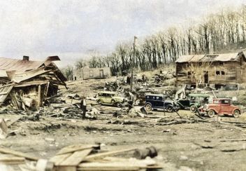 zobrazit detail historického snímku: Po vichřici.
