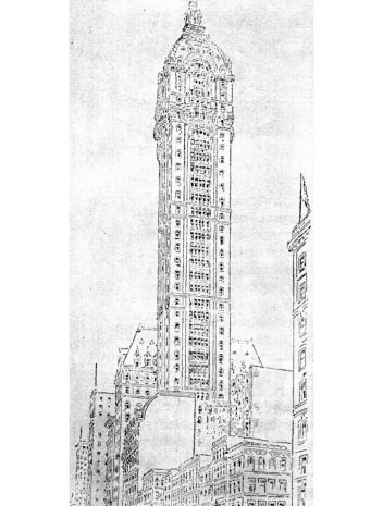 Projekt nejnovějšího „škrabače mračen“ v New-York-u. - klikněte pro zobrazení detailu