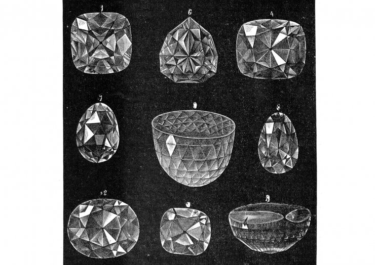 zobrazit detail historického snímku: Nejdražší diamanty světa.