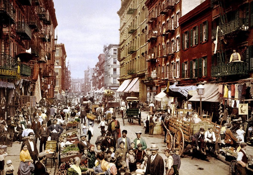 Rok 1910: Hladový New York: kolik toho Newyorčané sní za rok a odkud se k nim jídlo dováží?: Dnes má americký New York více jak 8,4 milionů...