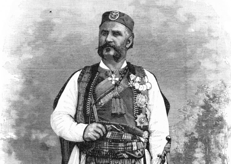 zobrazit detail historického snímku: Nikola I. Njegoš, kníže černohorský.
