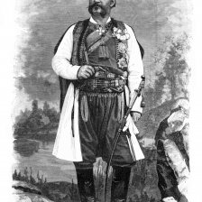 Nikola I. Njegoš, kníže černohorský. 