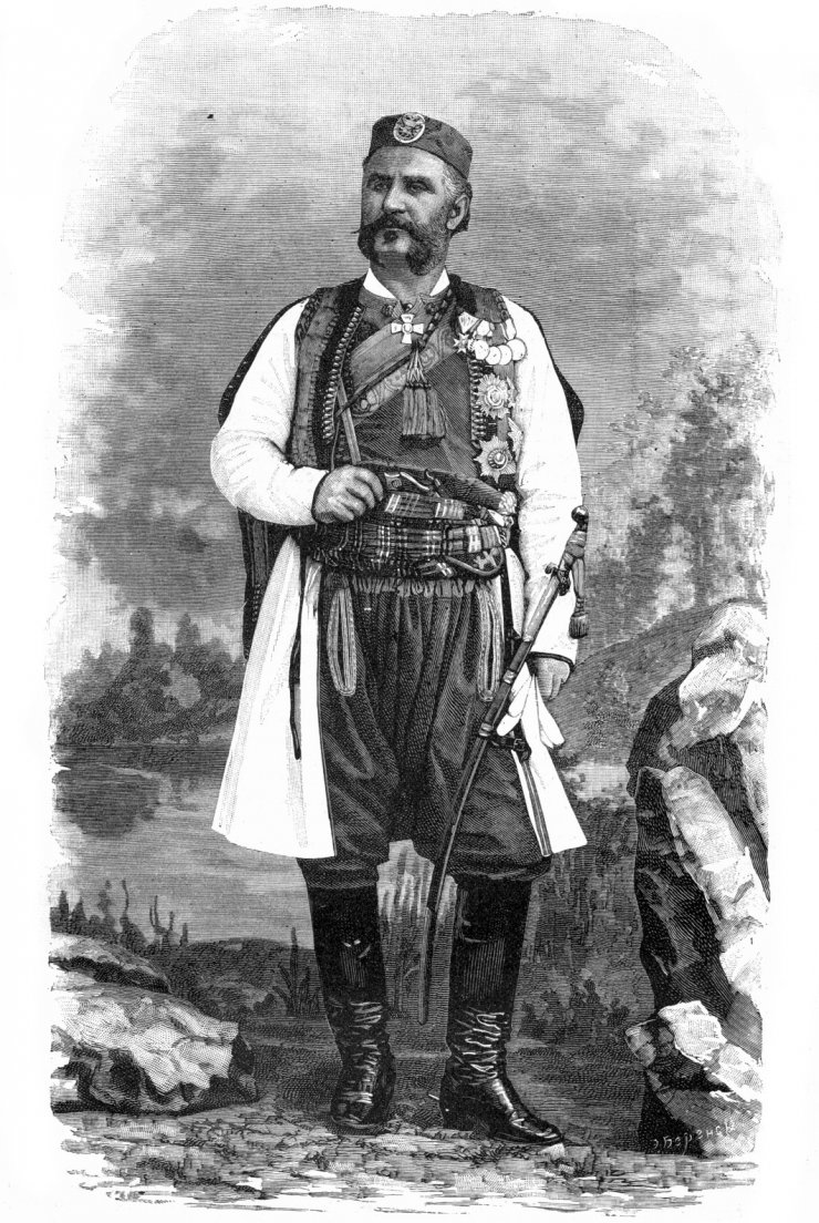 zobrazit detail historického snímku: Nikola I. Njegoš, kníže černohorský. 