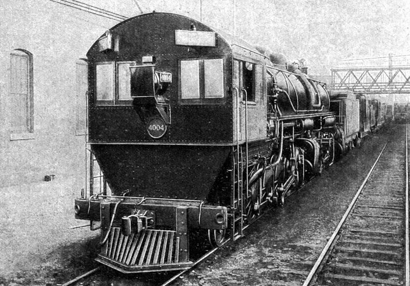 zobrazit detail historického snímku: Nová americká lokomotiva.