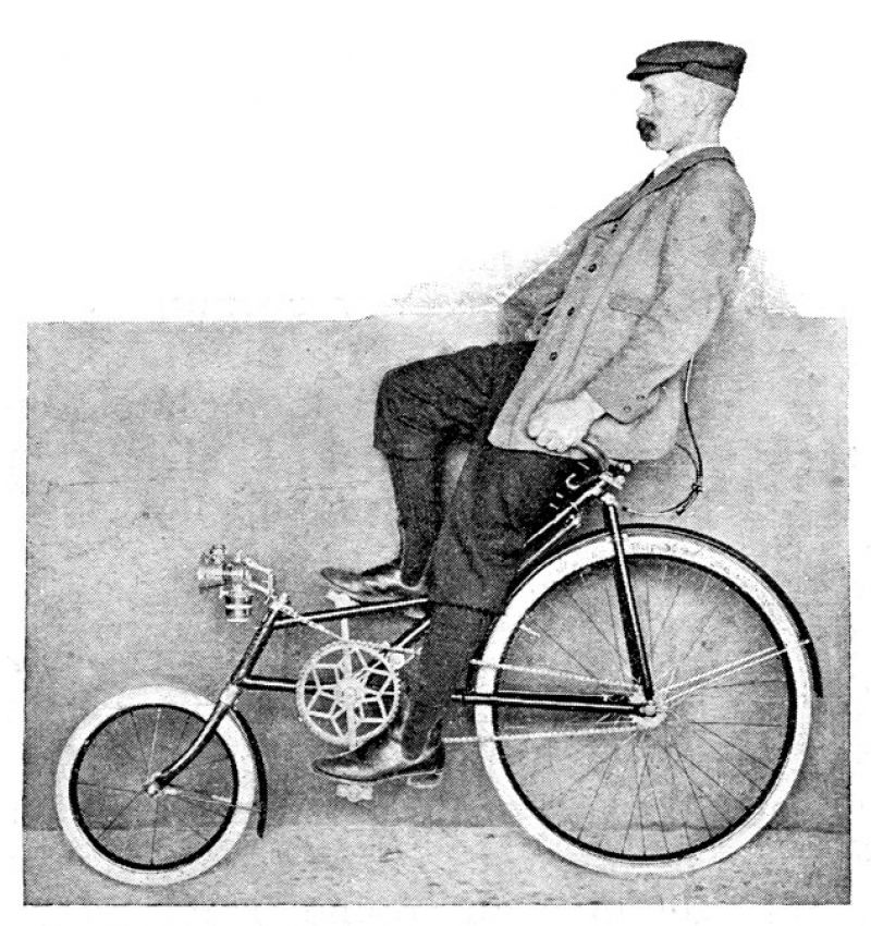 zobrazit detail historického snímku: Nový typ bicyklu