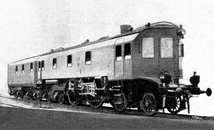 zobrazit detail historického snímku: Hentschel-ova rychlíková lokomotiva nového typu.
