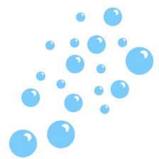 Bubliny - samolepka na zeď
