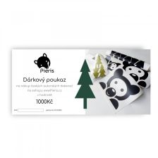 Dárkový poukaz - motiv samolepky les