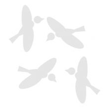 Ptáčci - vybarvovací samolepky nejen na okno