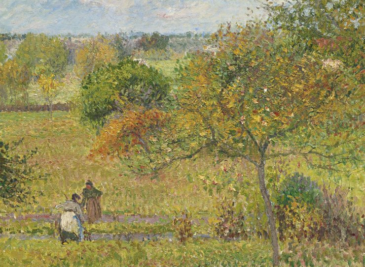 zobrazit detail historického snímku: Camille Pissarro »Podzim«.
