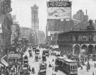 Gigantický reklamní billboard z roku 1910: Zdá se vám, že jste dnes všude zavaleni reklamou…