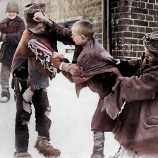 Opuštěné děti v Rusku.