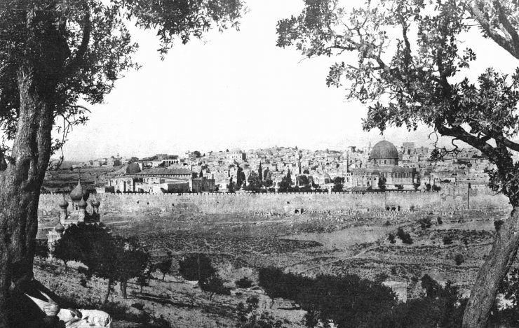 zobrazit detail historického snímku: Pohled na Jerusalem.
