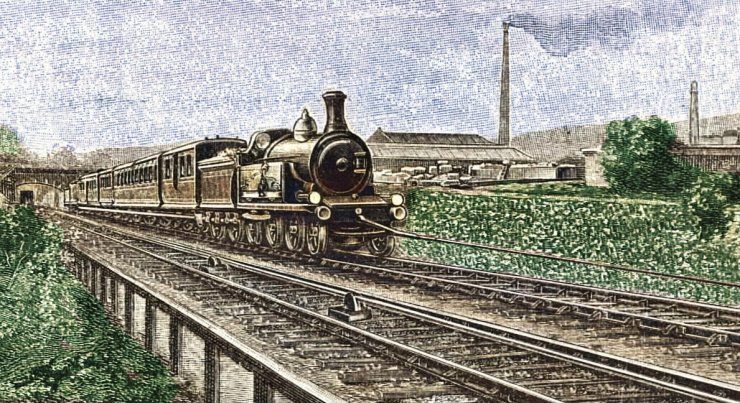 zobrazit detail historického snímku: Železnice jako lanová dráha.