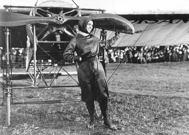 zobrazit detail historického snímku: Slečna Harriet Quimbyová.