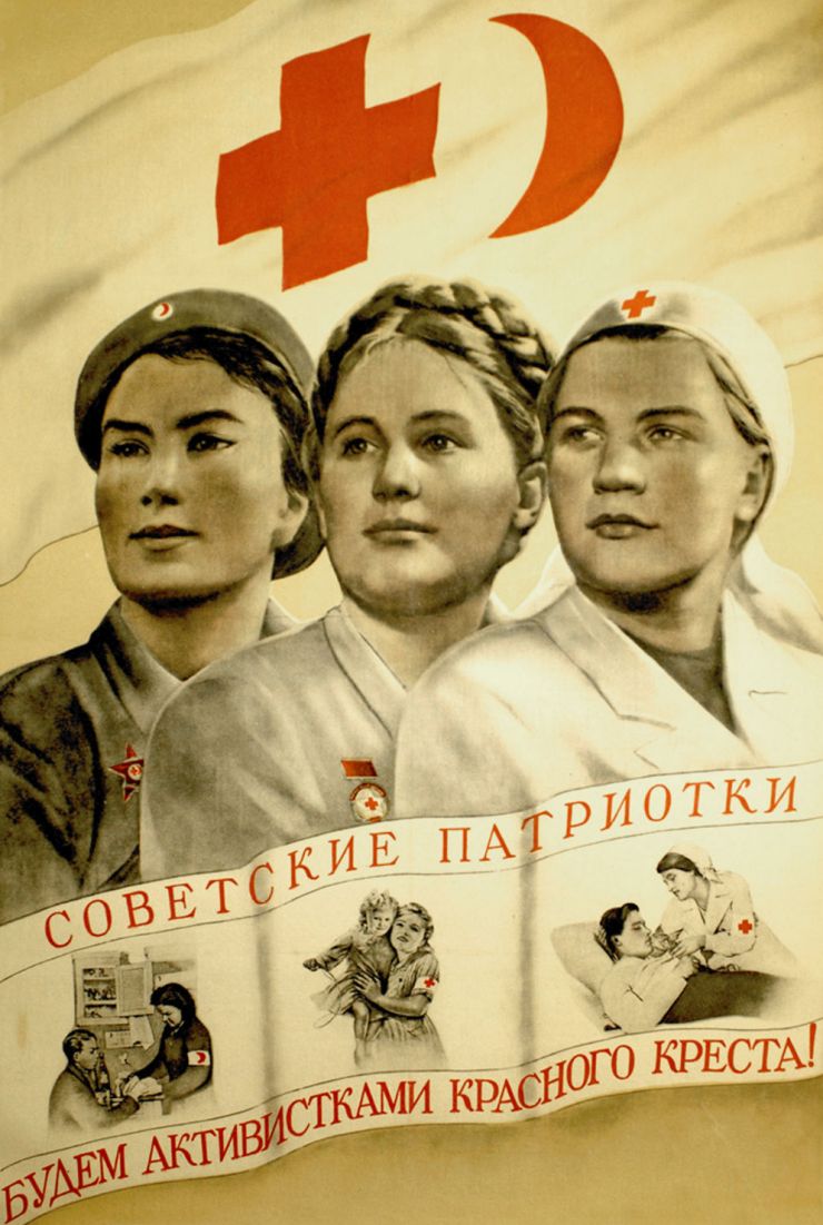 zobrazit detail historického snímku: Sovětský Červený kříž.