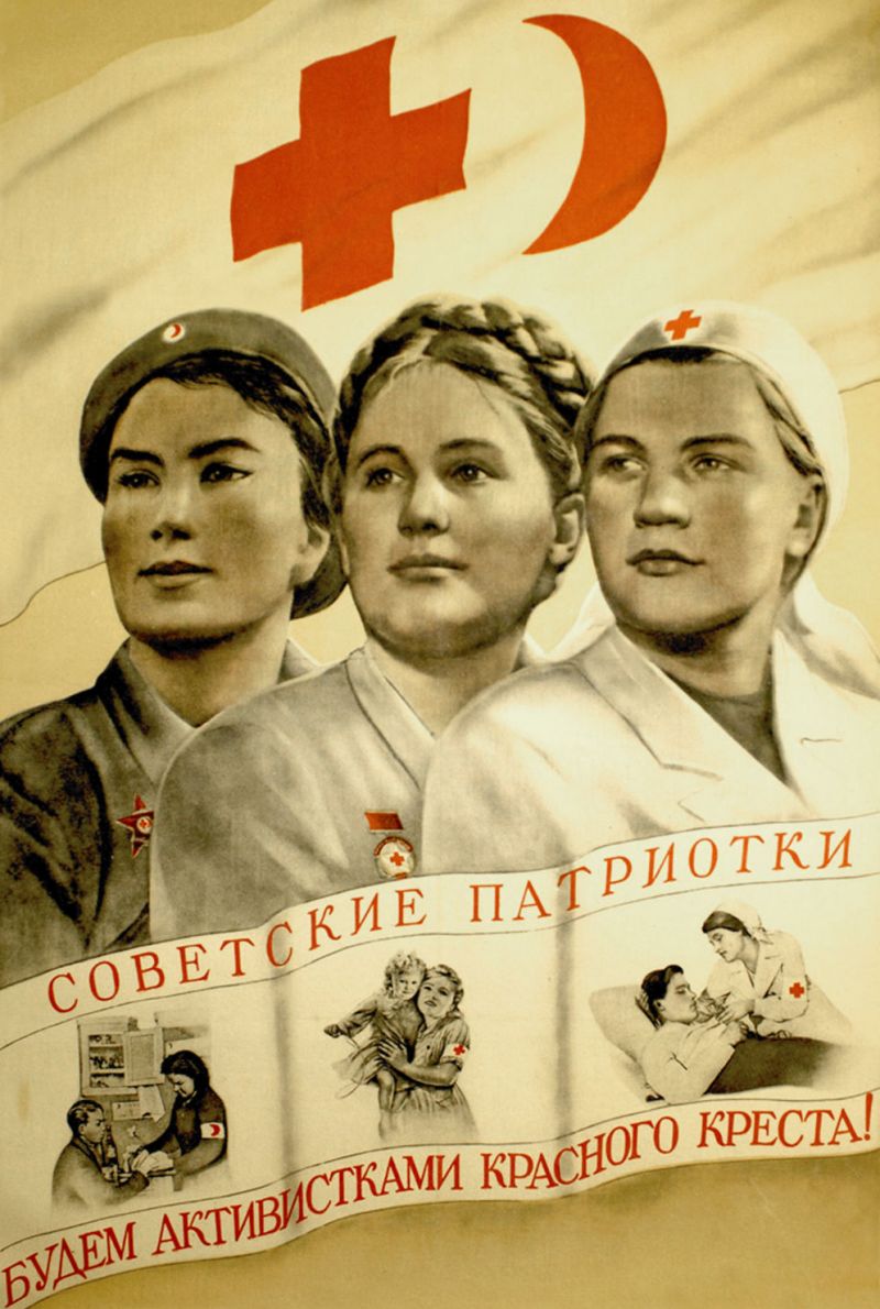 Sovětský Červený kříž. - klikněte pro zobrazení detailu