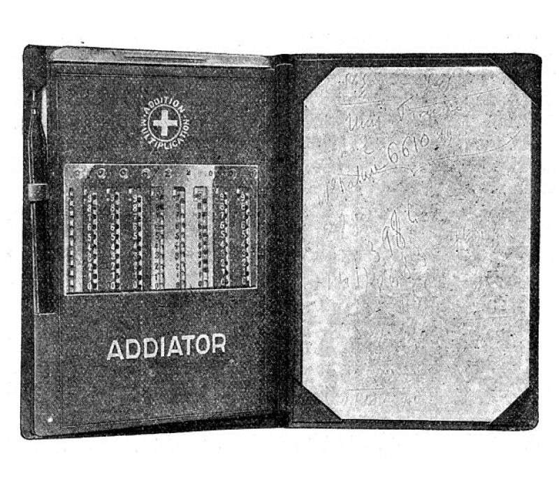 zobrazit detail historického snímku: Počítací strojek »Addiator«