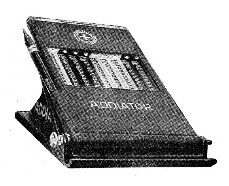 zobrazit detail historického snímku: Stolní počítací strojek »Addiator«