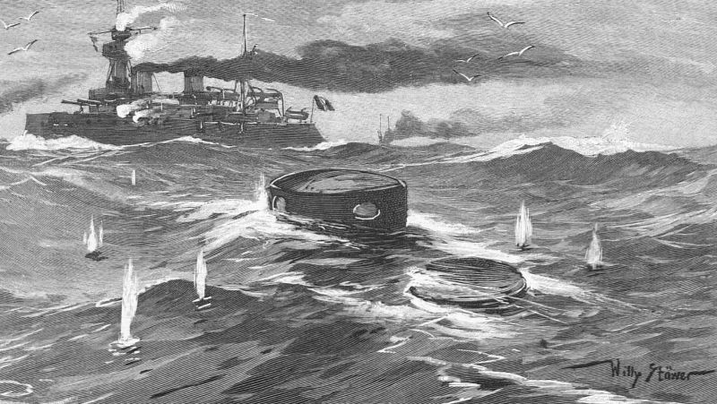 zobrazit detail historického snímku: Podmořská loď.