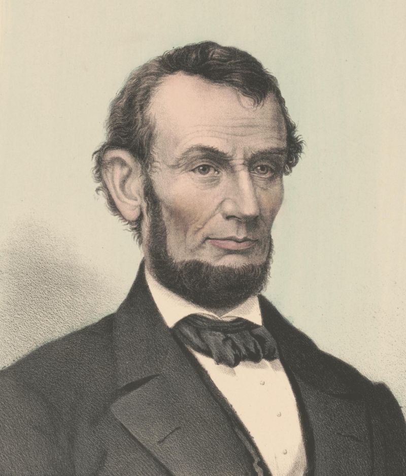 zobrazit detail historického snímku: President Abraham Lincoln.