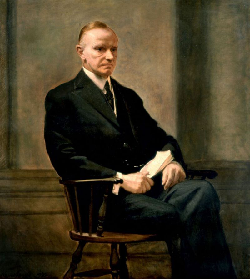 zobrazit detail historického snímku: Prezident Calvin Coolidge.
