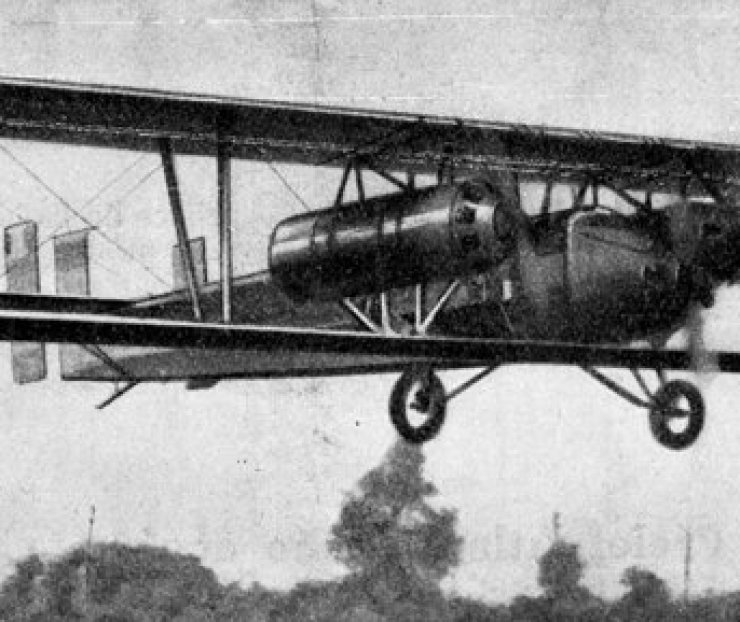zobrazit detail historického snímku: Letadlo Sikorskiho za letu