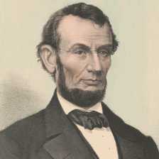 President Abraham Lincoln.