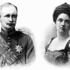 Korunní princ saský Bedřich August a princezna Louisa Antoinetta saská.