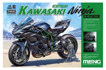 Plastikový model motorky Kawasaki Ninja H2R. - klikněte pro zobrazení detailu
