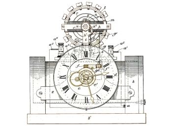 zobrazit detail historického snímku: Elektrické hodiny.