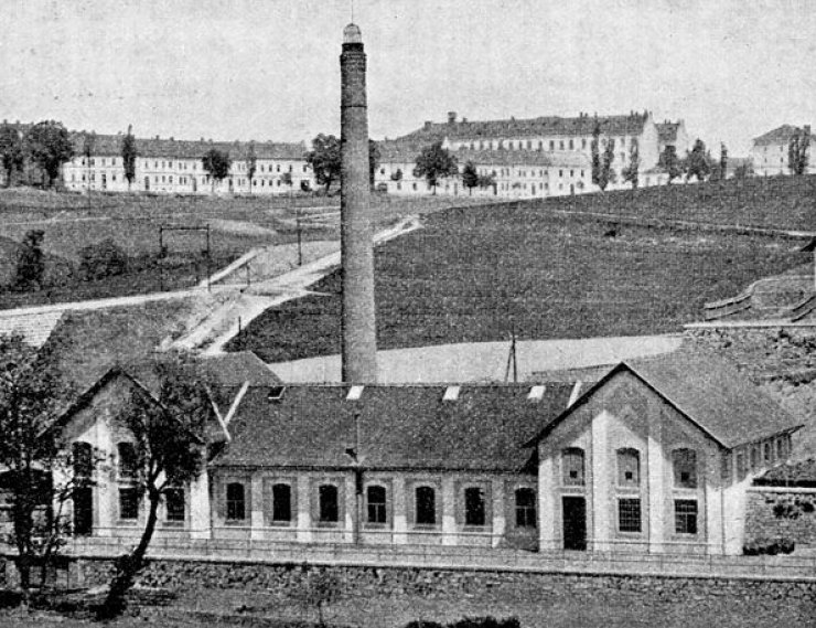 zobrazit detail historického snímku: Elektrárna v Táboře
