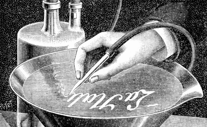Zábavný pokus - duhové psaní na vodě : Máte rádi zajímavé domácí pokusy? Článek z roku 1901…