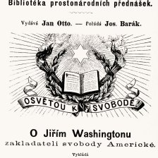 Obálka „O Jiřím Washingtonu“.