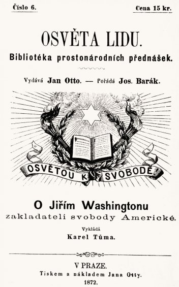 Obálka „O Jiřím Washingtonu“. - klikněte pro zobrazení detailu