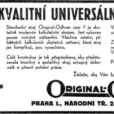 Počítací stroje Original-Odhner.