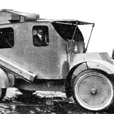 Pancéřový automobil ruského vojska.