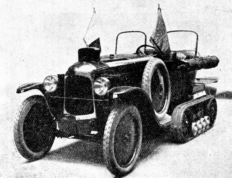 zobrazit detail historického snímku: Nový saharský automobil.