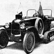 retro fotografie Nový saharský automobil.
