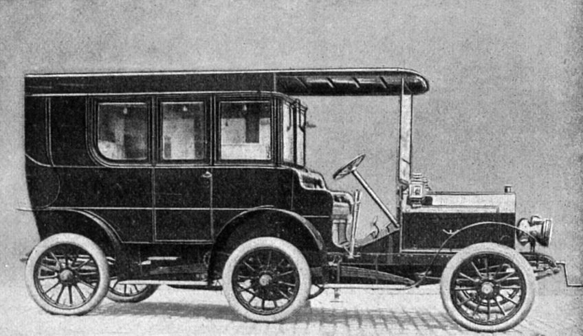 Bláznivá moderní úprava veterána? Ne, originální šestikolový automobil z roku 1908: Zajímavý pohodlný a velmi obratný historický…