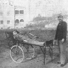 Bicykl — nový dopravný prostředek v rakouské armádě.
