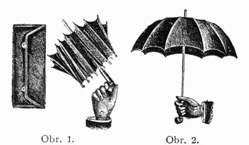 Skládací cestovní deštník. - klikněte pro zobrazení detailu